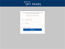 Tablet Screenshot of deltaskypanel.com